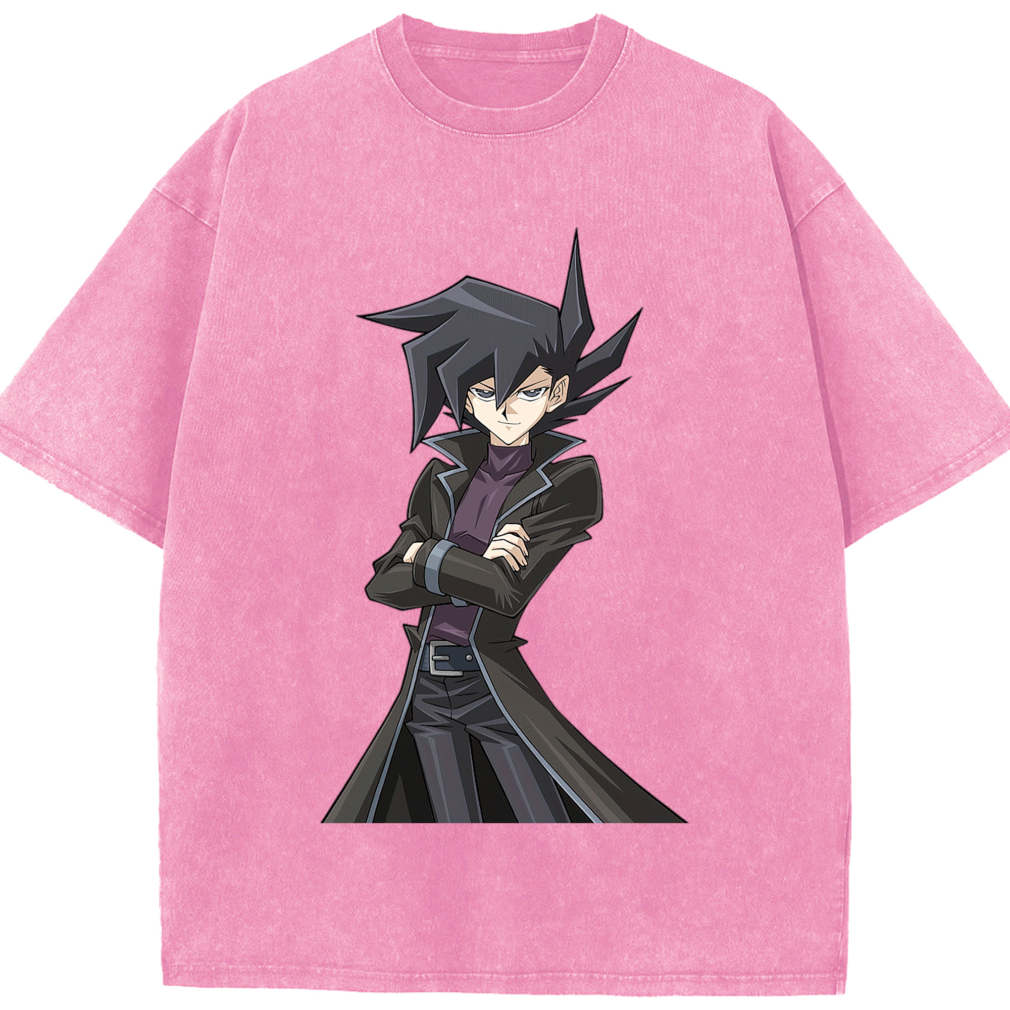 （画像用） 遊☆戯☆王 Yu-Gi-Oh! 綿100% ヴィンテージ風 半袖Tシャツ（フロントプリント）